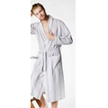 Five Shades of Grey Stretch Men's Long Sleeve Knee-Length Cotton Robe